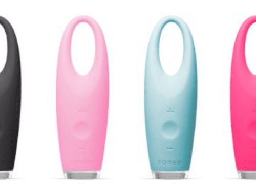 Four different Foreo Iris Eye Massagers.
